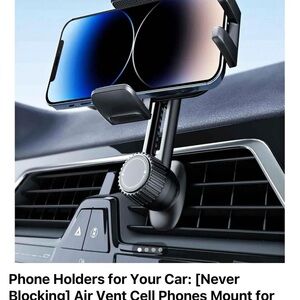 Black Car Phone Holder
